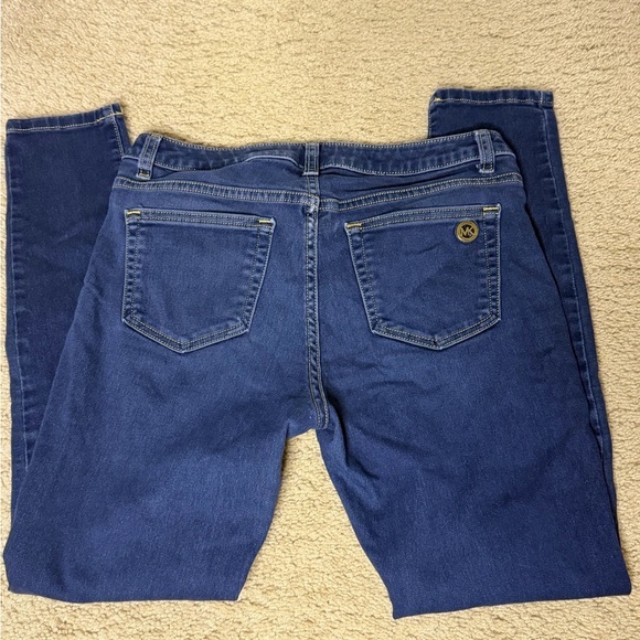 Michael Kors Women's Dark Blue Skinny Jeans - Picture 3 of 6